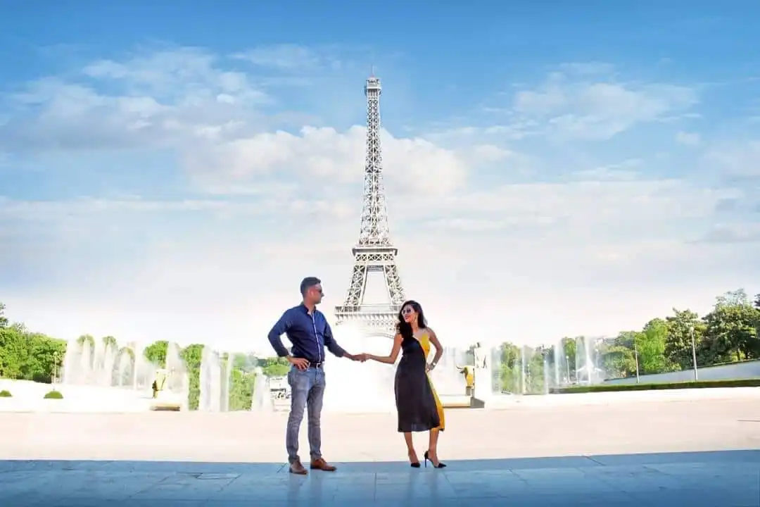 Picture in the Trocadero.